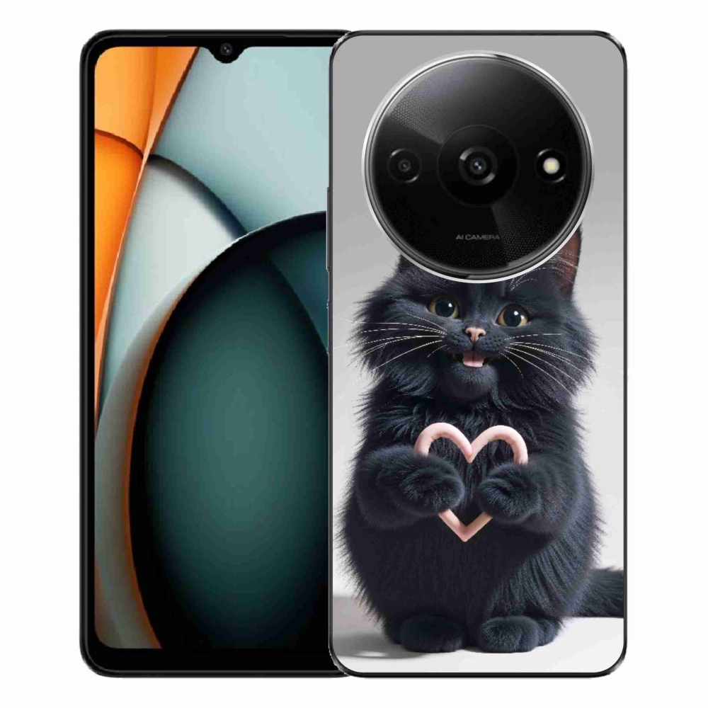Gél borítás mmCase a Xiaomi Redmi A3-hoz - macskaszerelem 3