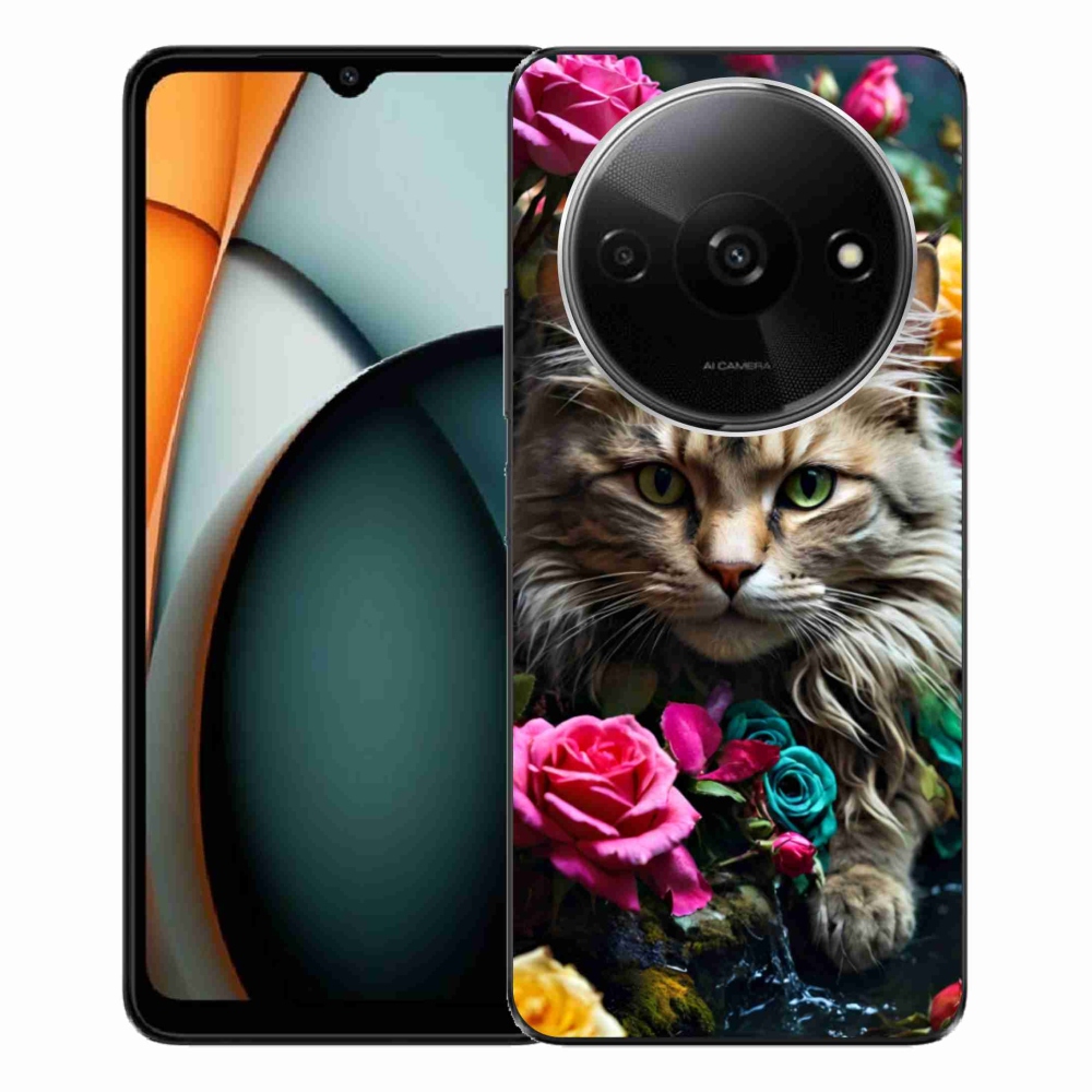 Gél borítás mmCase a Xiaomi Redmi A3-hoz - macskaszem nézet 2