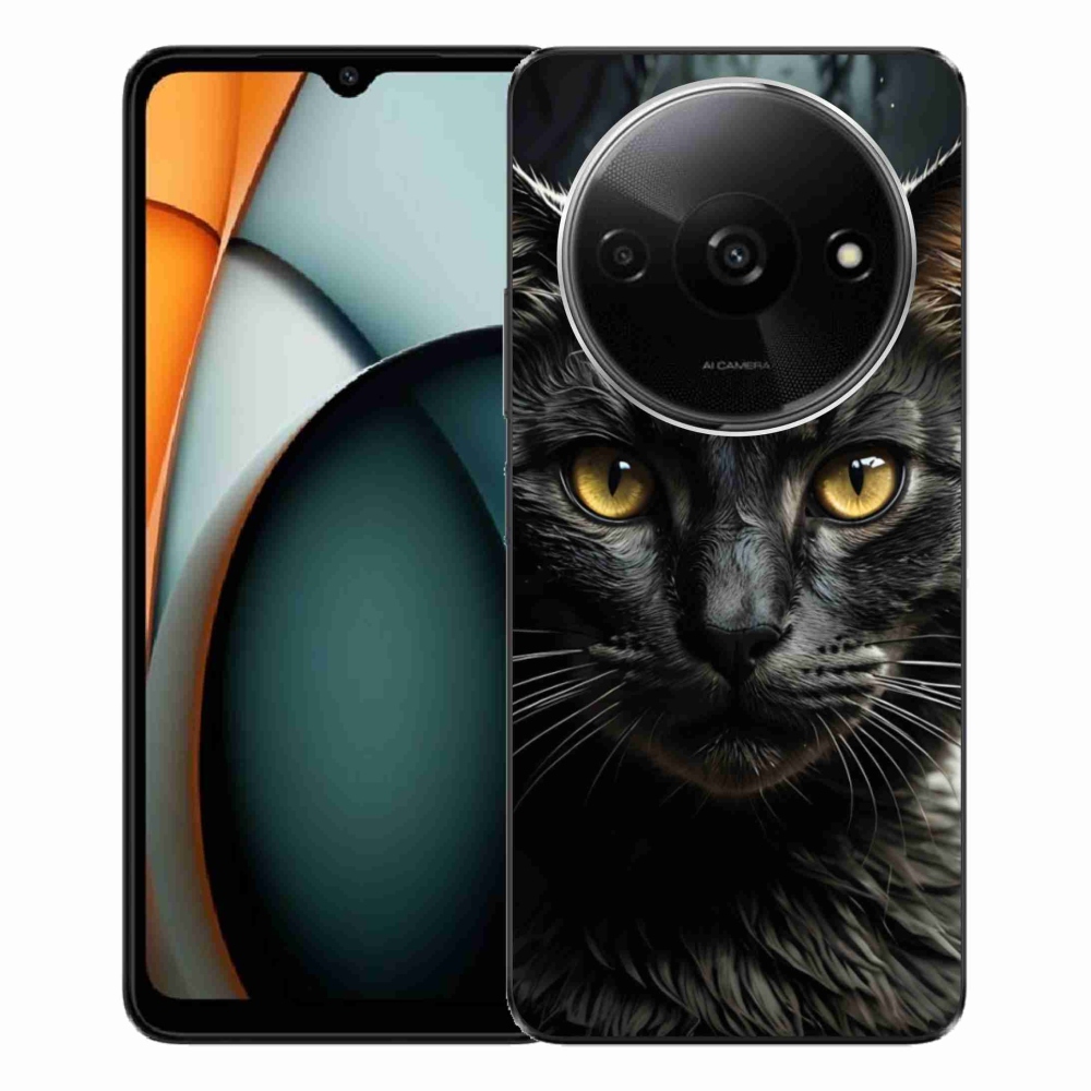 Gél borítás mmCase a Xiaomi Redmi A3-hoz - macskaszem 3