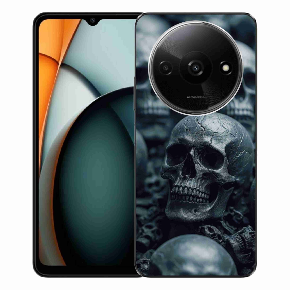 Gél borítás mmCase a Xiaomi Redmi A3-hoz - koponya 2