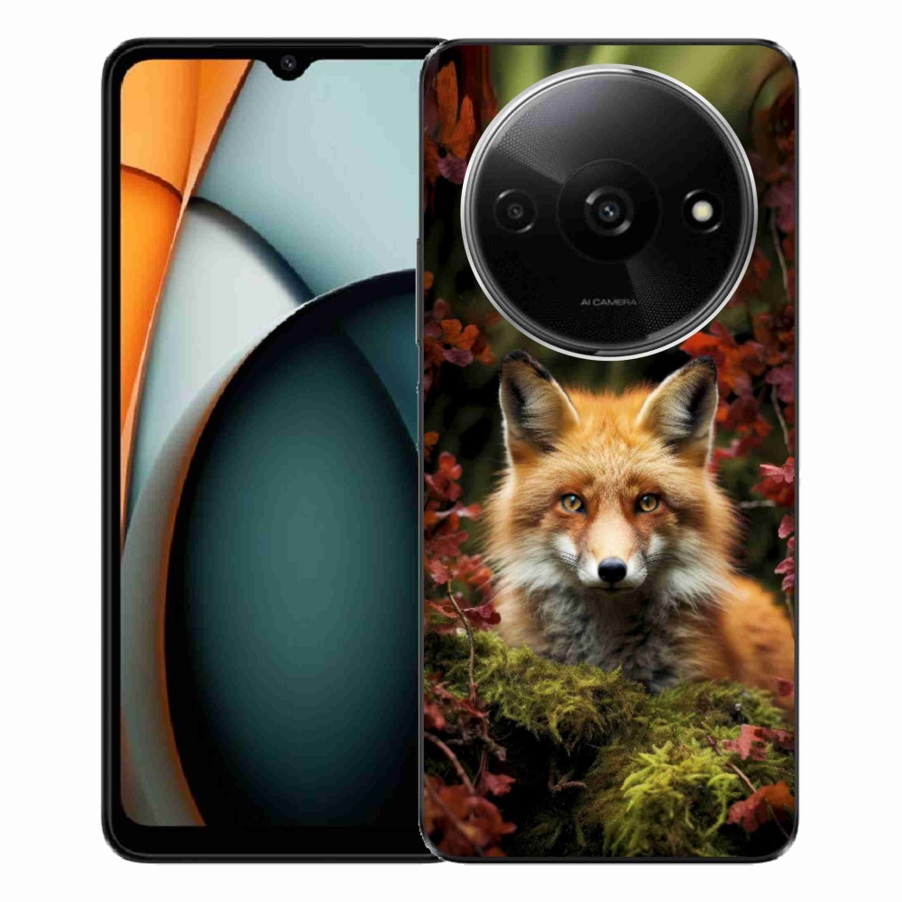 Gél borítás mmCase a Xiaomi Redmi A3-hoz - róka az erdőben
