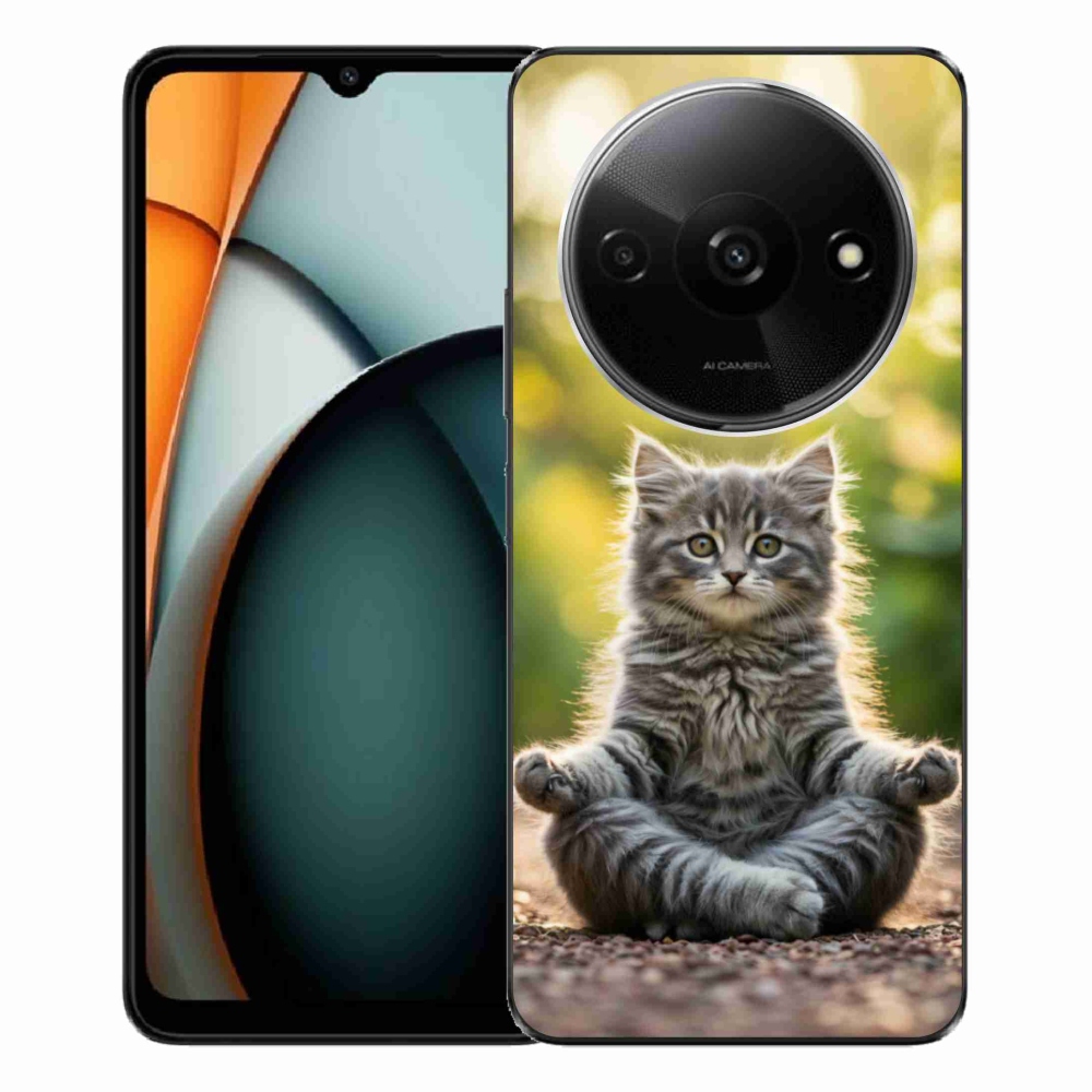 Gél borítás mmCase a Xiaomi Redmi A3-hoz - meditáló cica