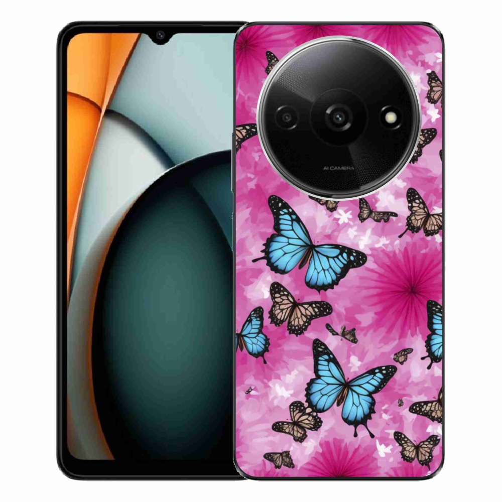 Gél borítás mmCase a Xiaomi Redmi A3-hoz - pillangókert