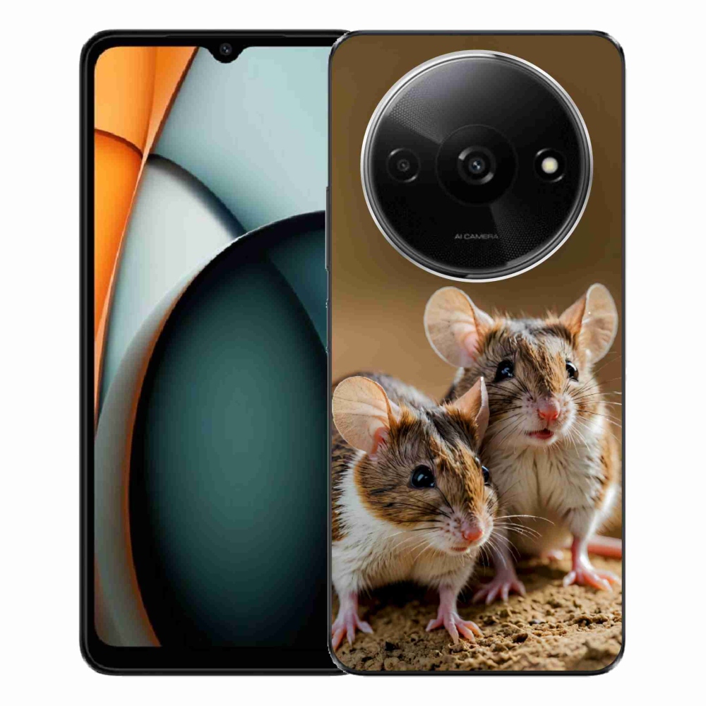 Gél borítás mmCase a Xiaomi Redmi A3-hoz - egér duó