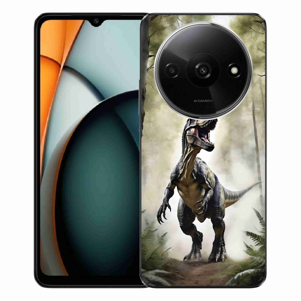Gél borítás mmCase a Xiaomi Redmi A3-hoz - dühös T-Rex