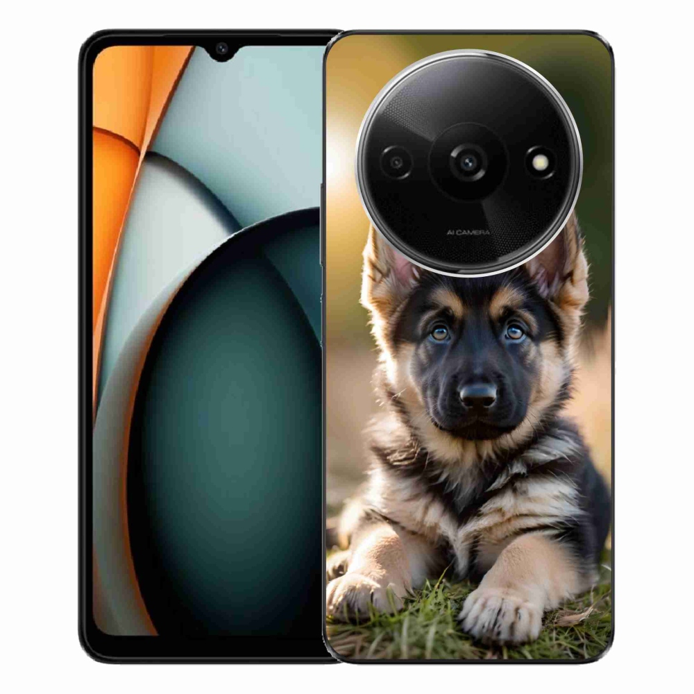 Gél borítás mmCase a Xiaomi Redmi A3-hoz - Német juhászkutya a természetben