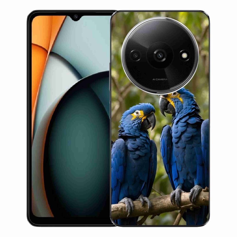 Gél borítás mmCase a Xiaomi Redmi A3-hoz - papagáj duó