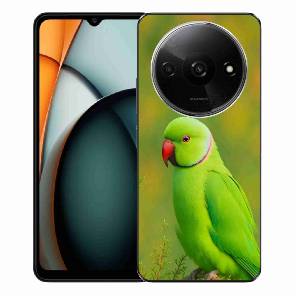 Gél borítás mmCase a Xiaomi Redmi A3-hoz - papagáj alexandr 2