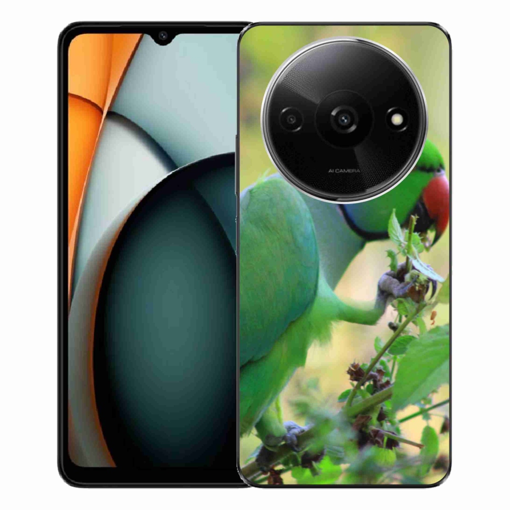Gél borítás mmCase a Xiaomi Redmi A3-hoz - papagáj alexandr