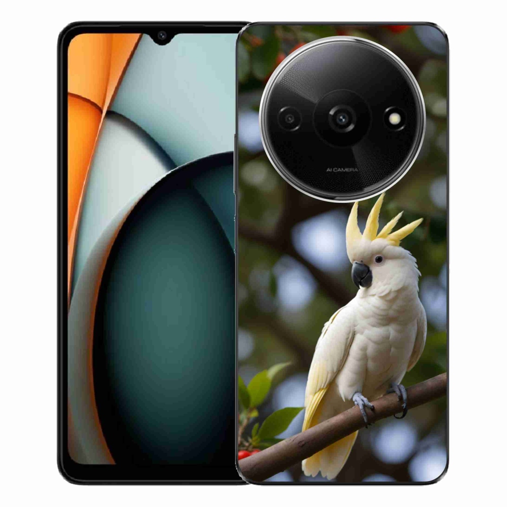 Gél borítás mmCase a Xiaomi Redmi A3-hoz - papagáj kakadu 3