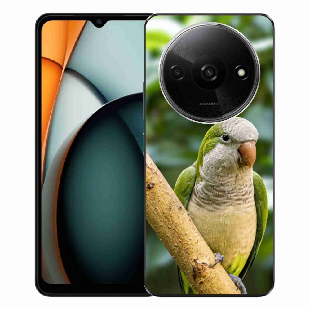 Gél borítás mmCase a Xiaomi Redmi A3-hoz - papagáj