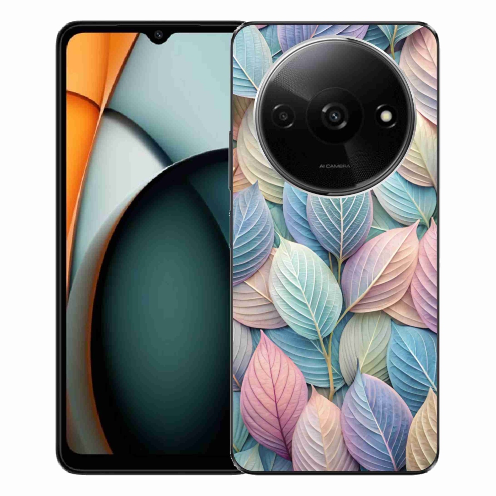 Gél borítás mmCase a Xiaomi Redmi A3-hoz - pasztell levelek
