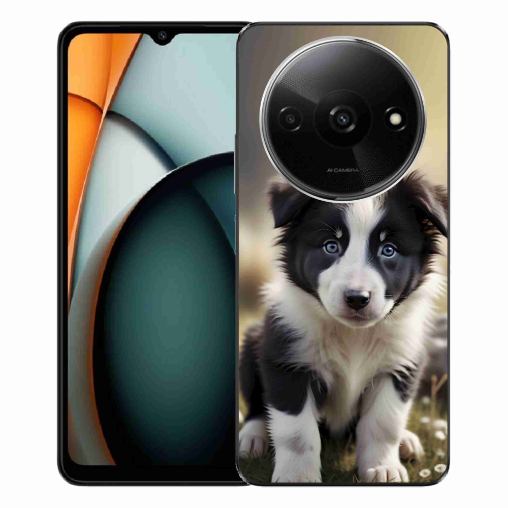 Gél borítás mmCase a Xiaomi Redmi A3-hoz - aranyos border collie