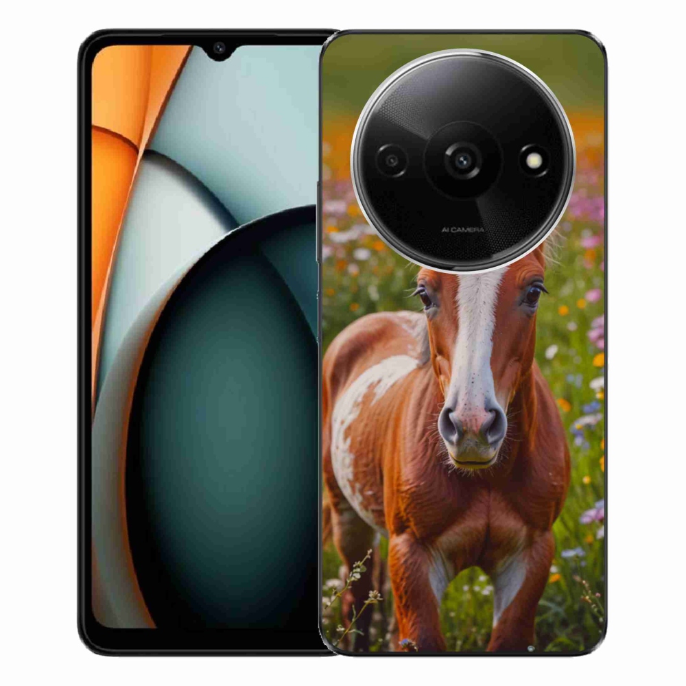 Gél borítás mmCase a Xiaomi Redmi A3-hoz - aranyos csikó