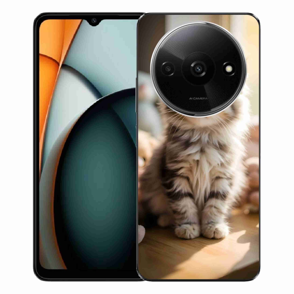 Gél borítás mmCase a Xiaomi Redmi A3-hoz - aranyos cica 10