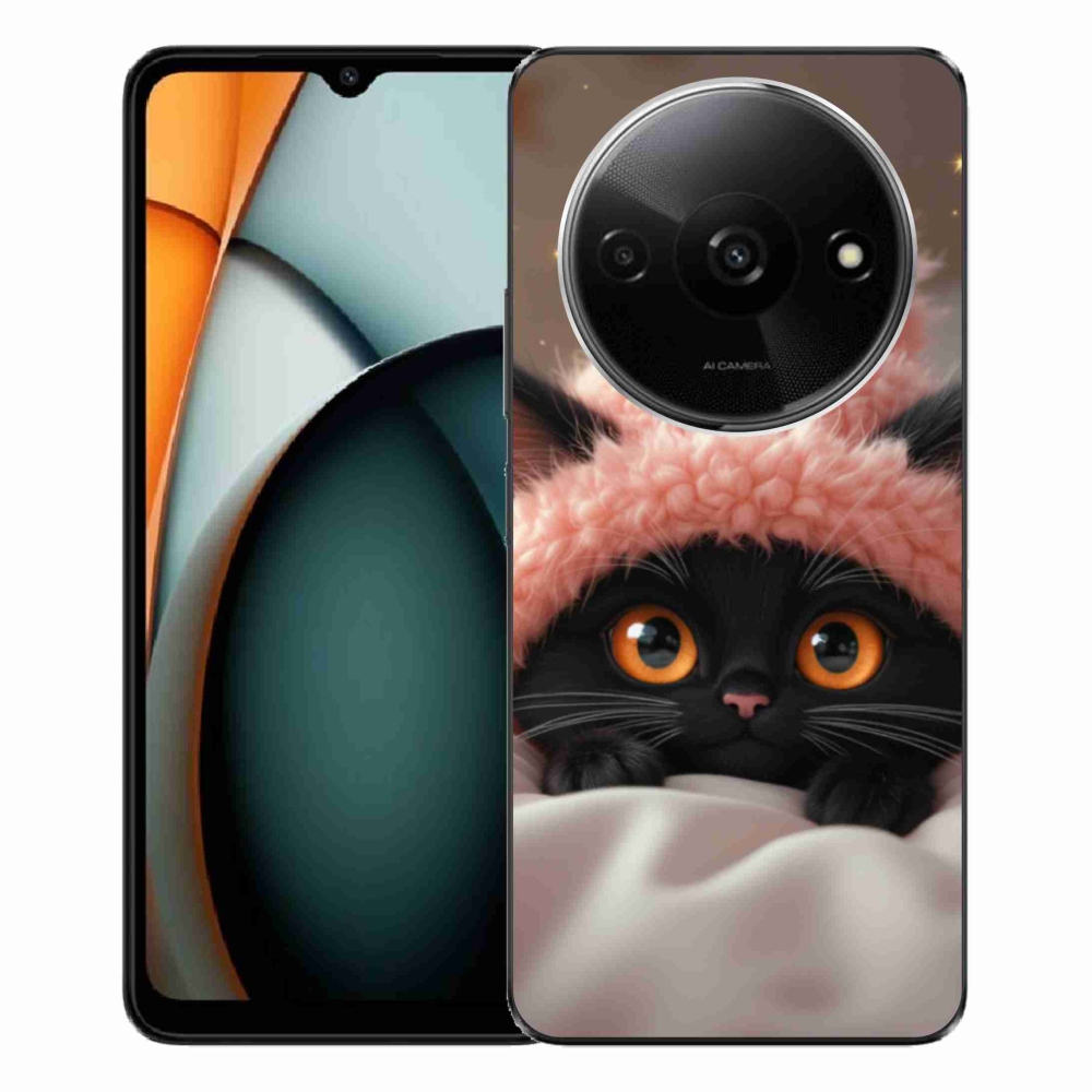 Gél borítás mmCase a Xiaomi Redmi A3-hoz - aranyos cica 7