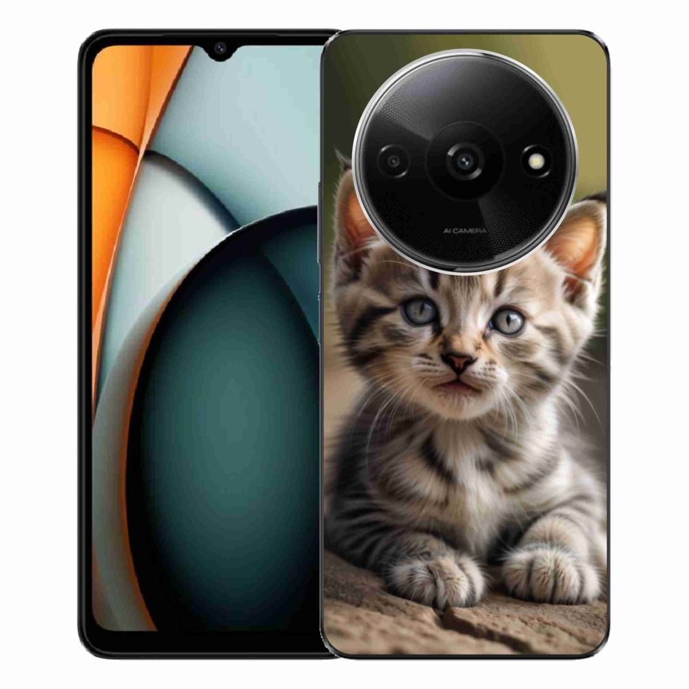 Gél borítás mmCase a Xiaomi Redmi A3-hoz - aranyos cica 9