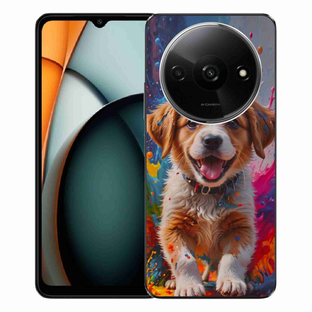 Gél borítás mmCase a Xiaomi Redmi A3-hoz - aranyos kiskutya 3
