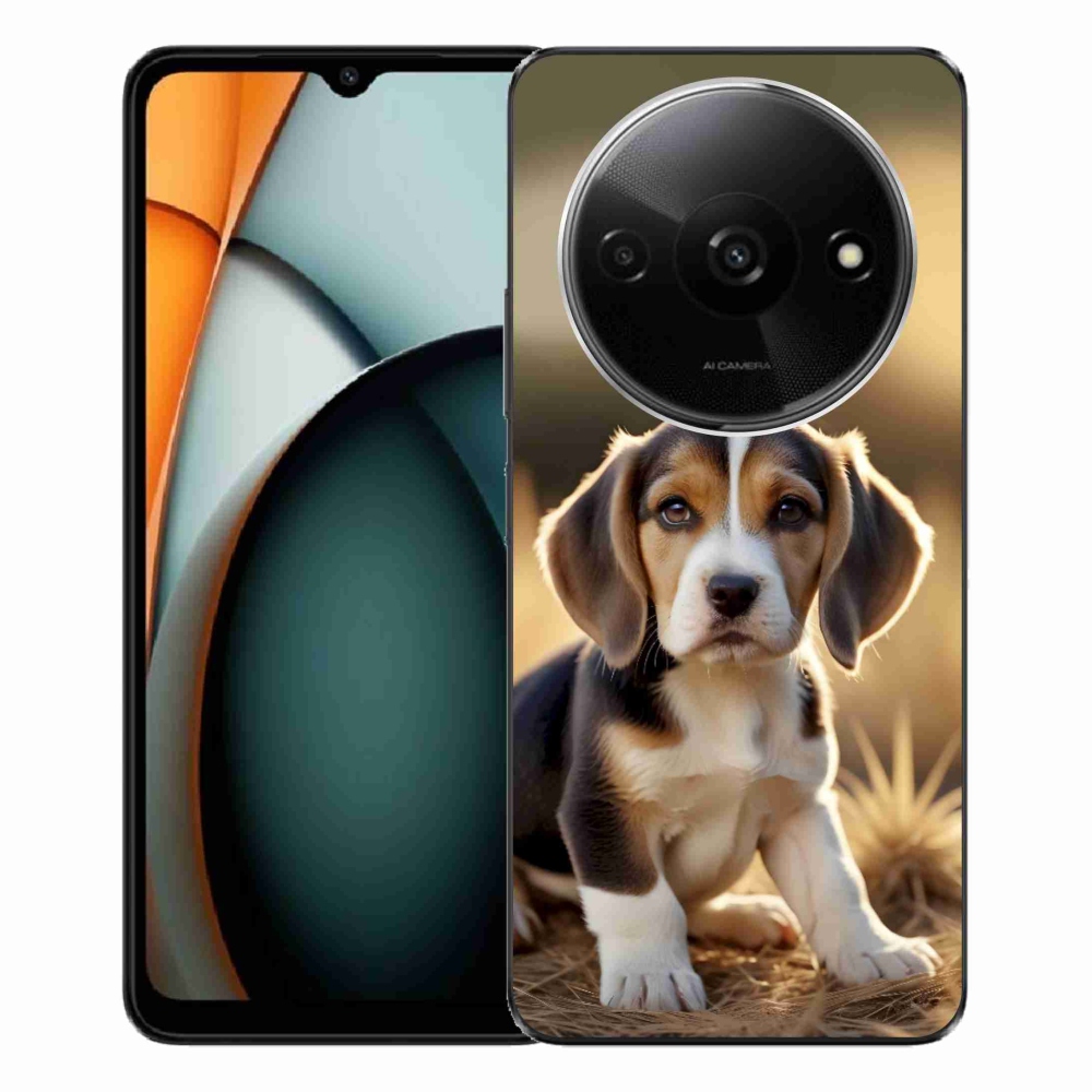 Gél borítás mmCase a Xiaomi Redmi A3-hoz - aranyos beagle