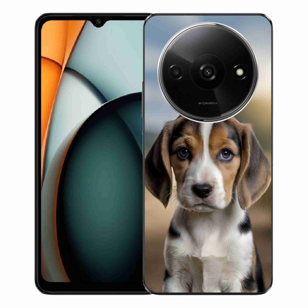 Gél borítás mmCase a Xiaomi Redmi A3-hoz - aranyos beagle