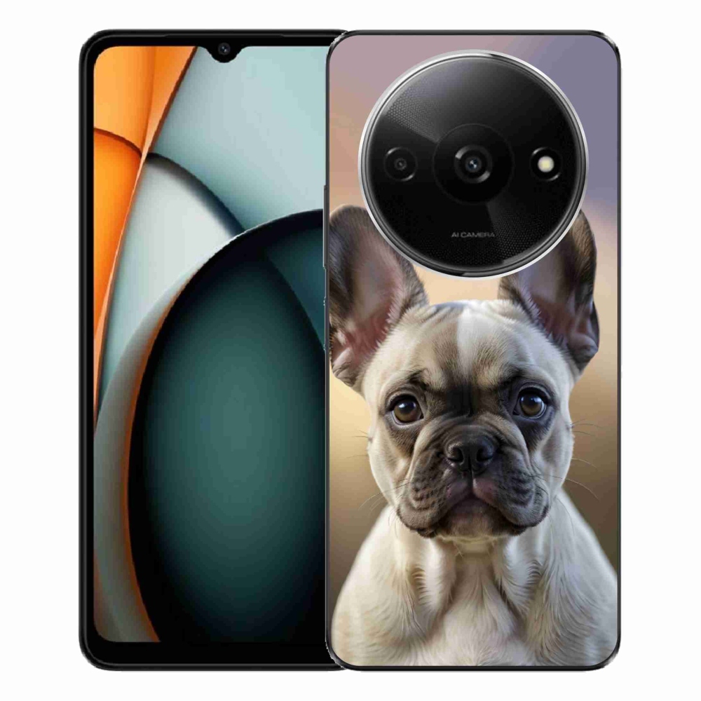 Gél borítás mmCase a Xiaomi Redmi A3-hoz - aranyos francia bulldog