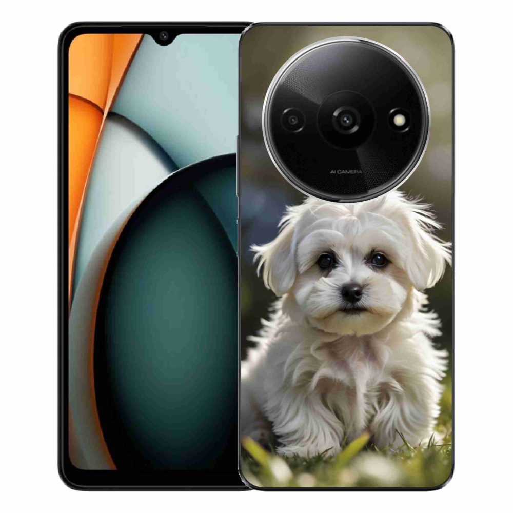 Gél borítás mmCase a Xiaomi Redmi A3-hoz - aranyos máltai kutya