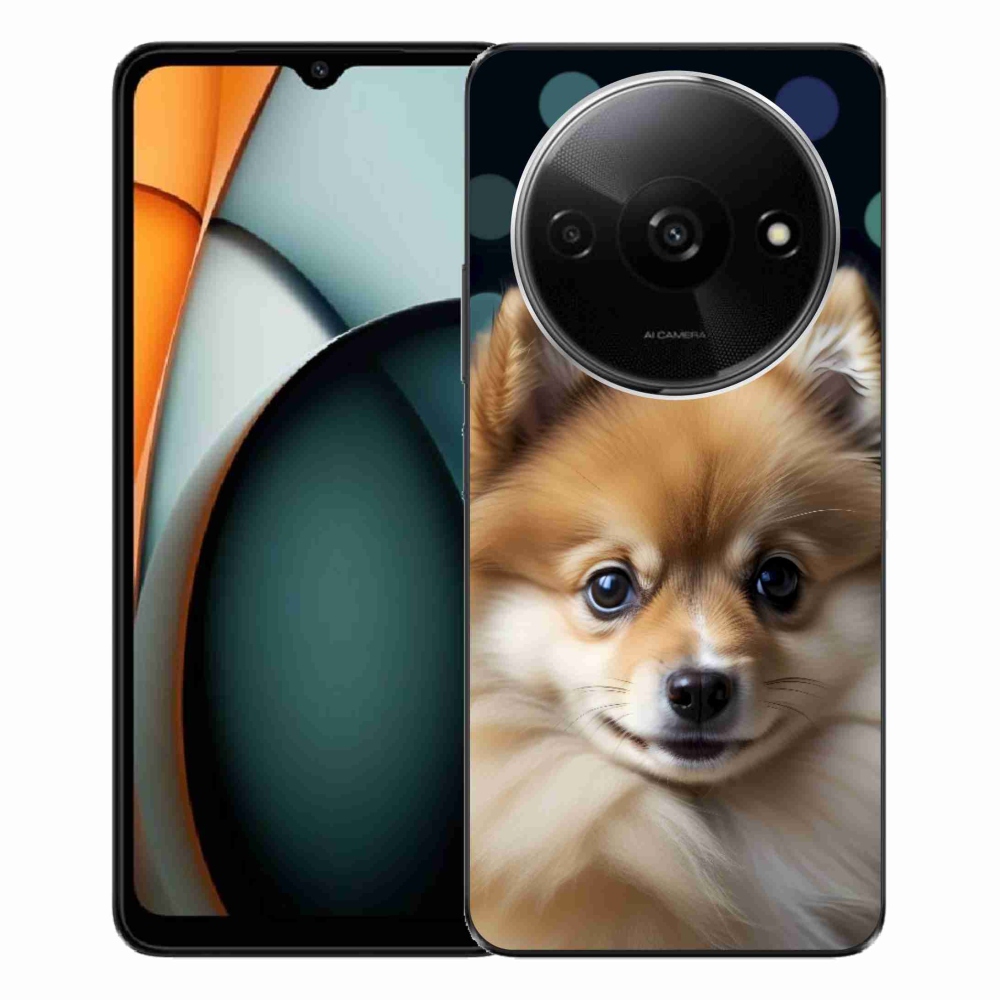 Gél borító mmCase a Xiaomi Redmi A3-hoz - aranyos pomerániai