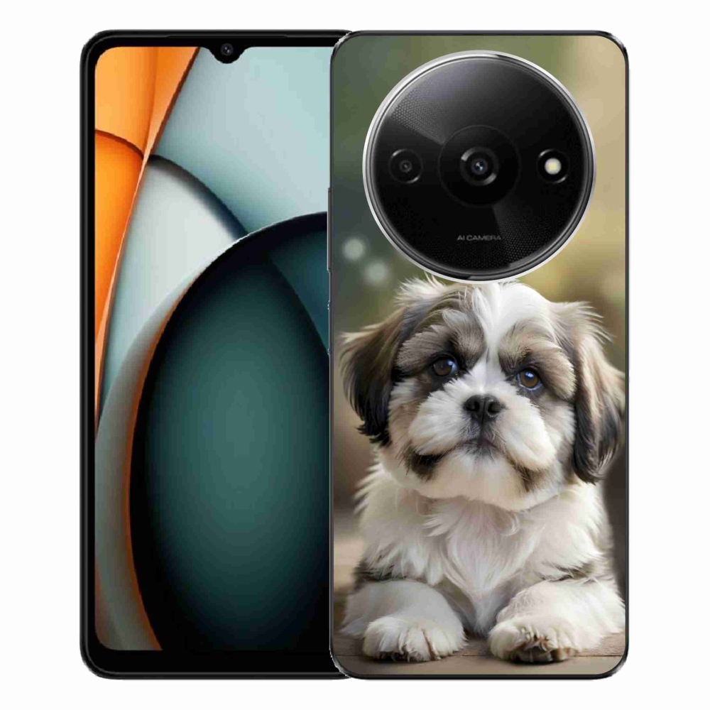 Gél borítás mmCase a Xiaomi Redmi A3-hoz - aranyos shih-tzu