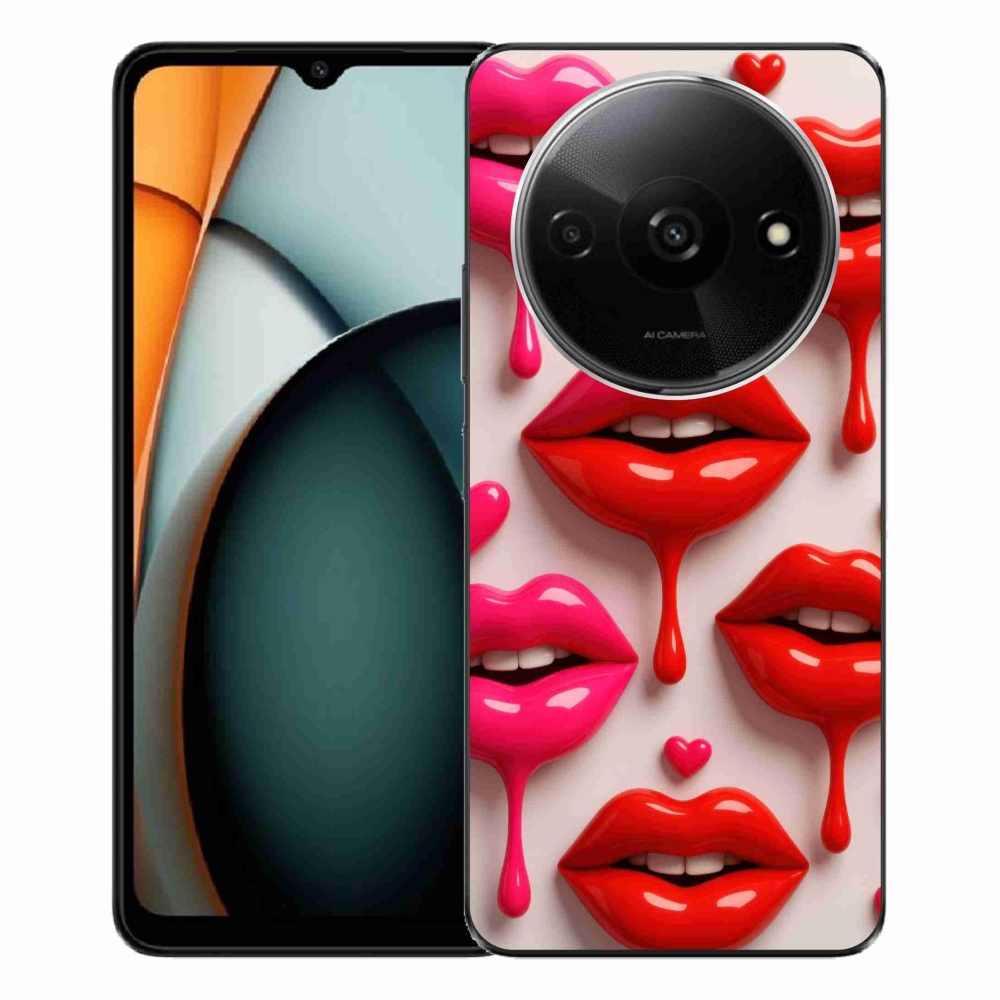Gél borítás mmCase a Xiaomi Redmi A3-hoz - ajkak 2