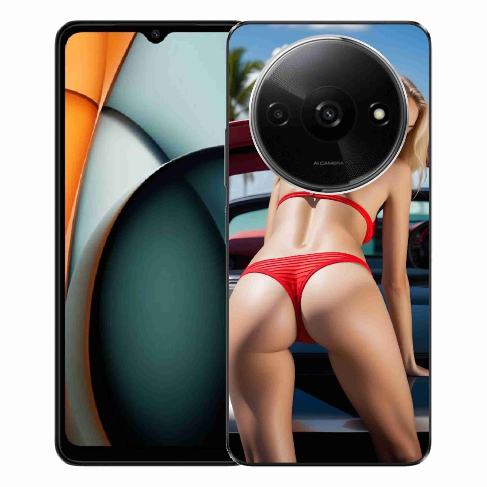 Gél borítás mmCase a Xiaomi Redmi A3-hoz - szexi nő 2