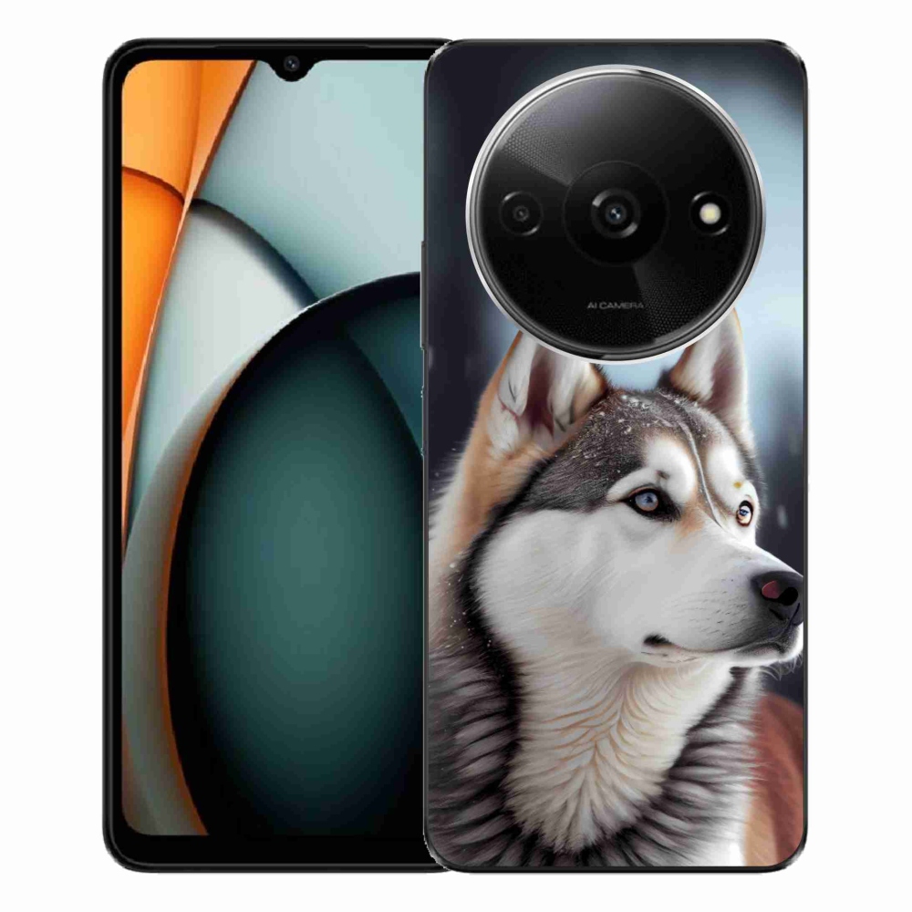 Gél borítás mmCase a Xiaomi Redmi A3-hoz - Szibériai Husky