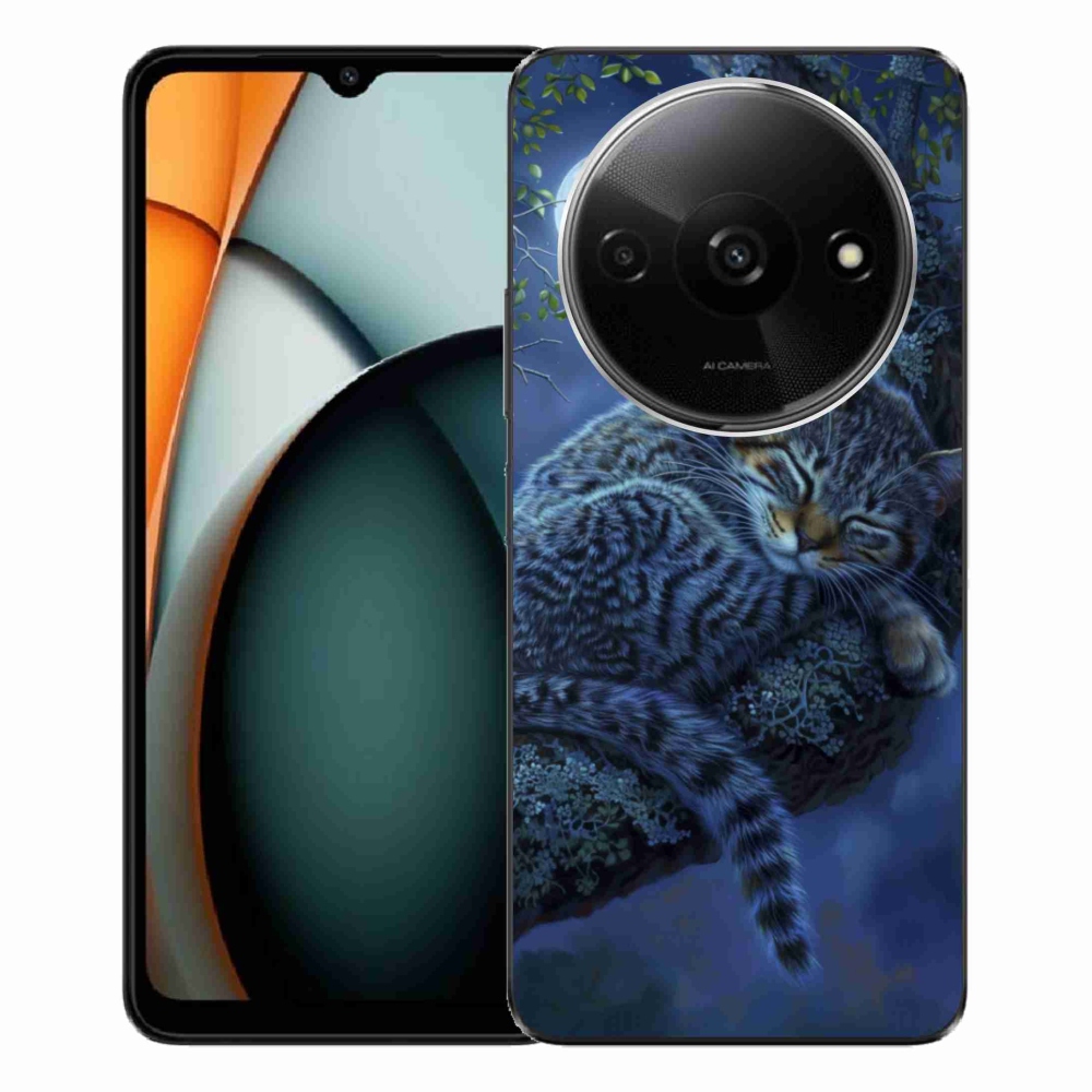 Gél borítás mmCase a Xiaomi Redmi A3-hoz - alvó macska