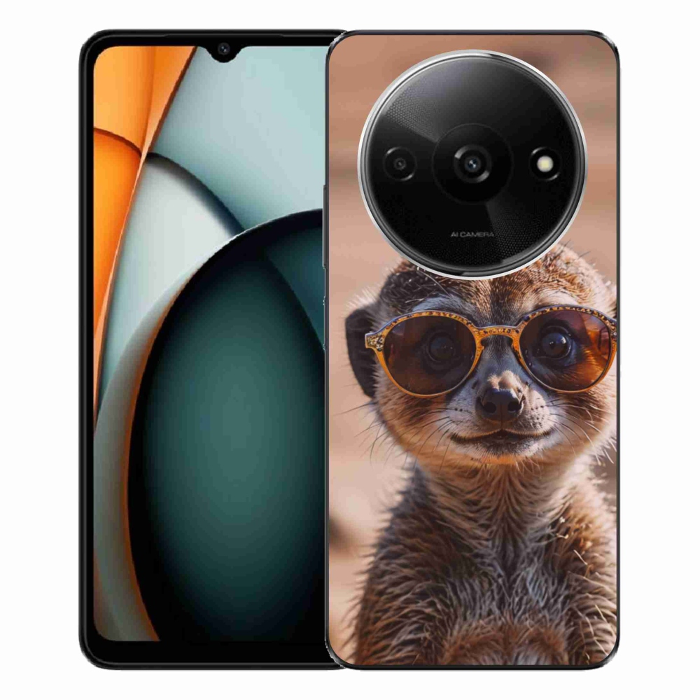 Gél borítás mmCase a Xiaomi Redmi A3-hoz - stílusos surikata