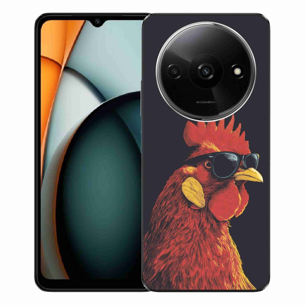 Gél borítás mmCase a Xiaomi Redmi A3-hoz - elegáns kakas