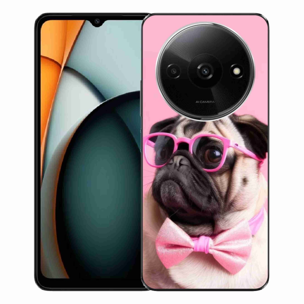 Gél borítás mmCase a Xiaomi Redmi A3-hoz - stílusos mopsz