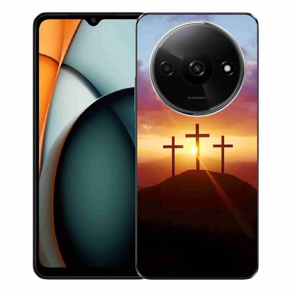 Gél borítás mmCase a Xiaomi Redmi A3-hoz - három kereszt