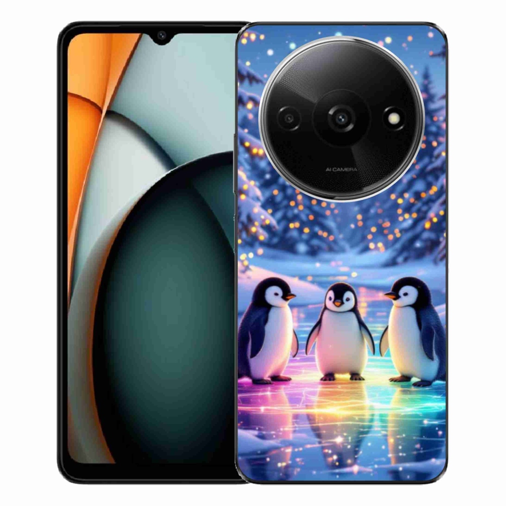 Gél borítás mmCase a Xiaomi Redmi A3-hoz - pingvinek