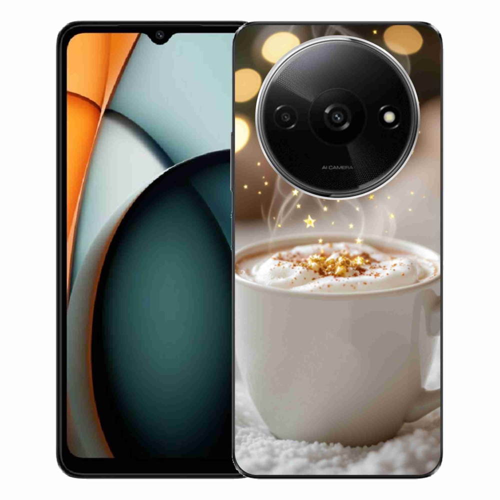 Gél borítás mmCase a Xiaomi Redmi A3-hoz - Karácsonyi forró ital