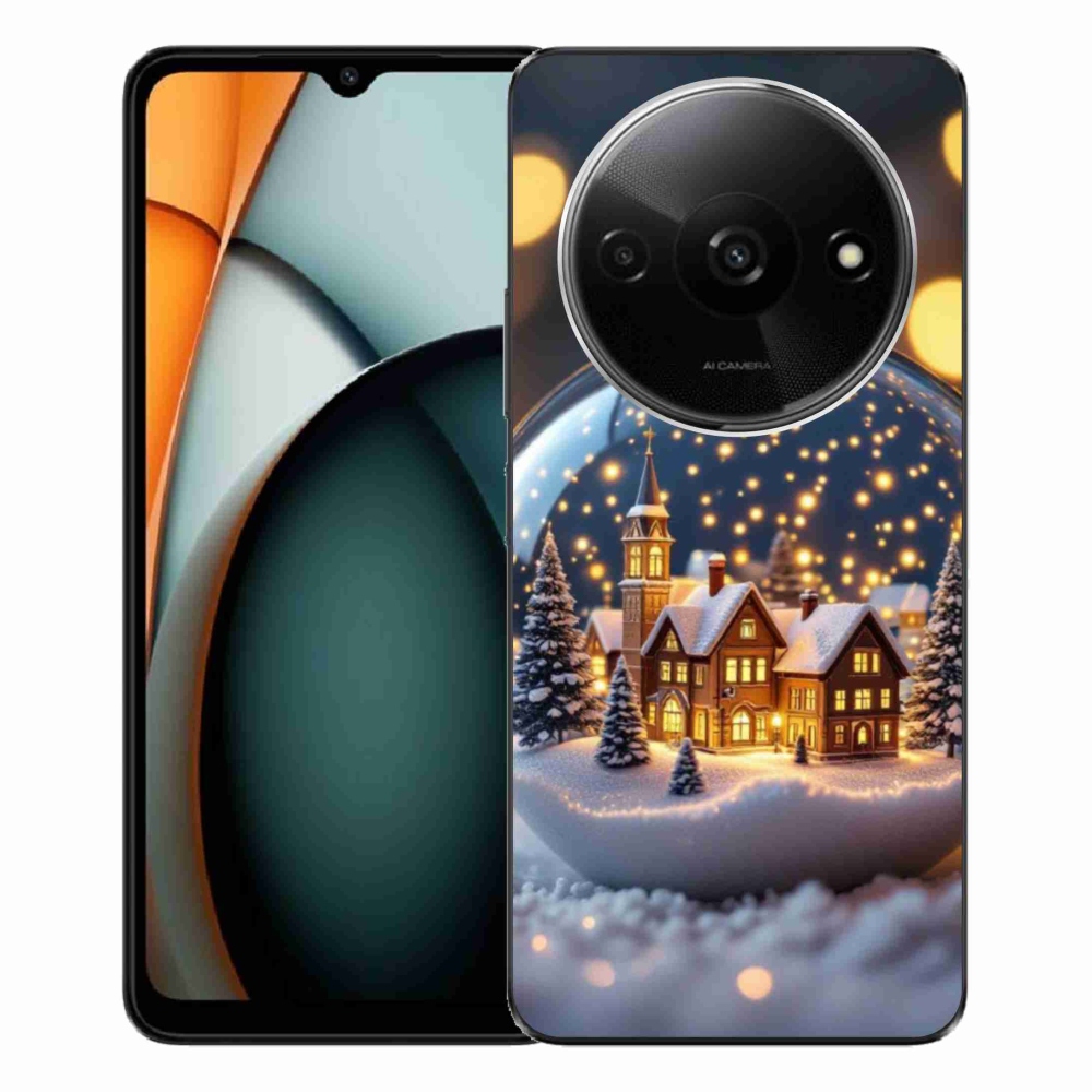 Gél borítás mmCase a Xiaomi Redmi A3-hoz - Karácsonyi golyók 4