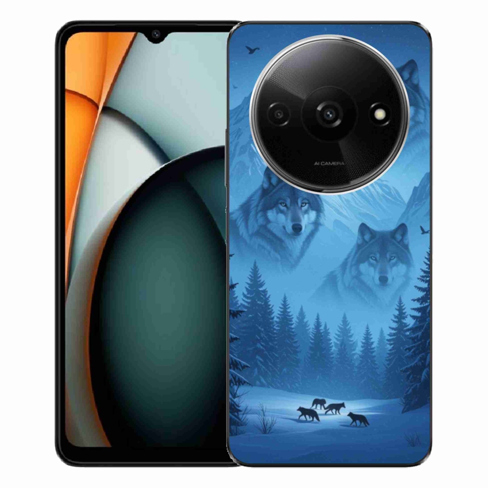 Gél borító mmCase a Xiaomi Redmi A3-hoz - farkas csomag