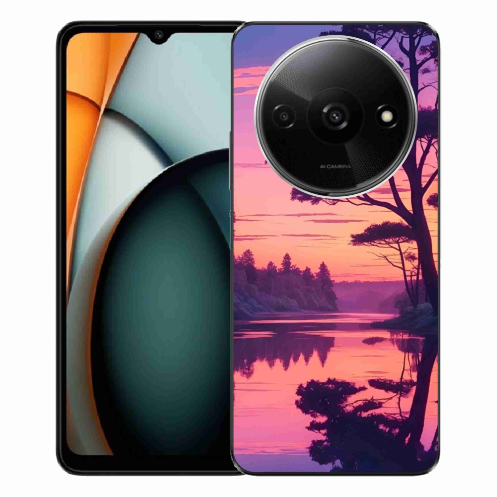 Gél borítás mmCase a Xiaomi Redmi A3-hoz - naplemente a tó felett