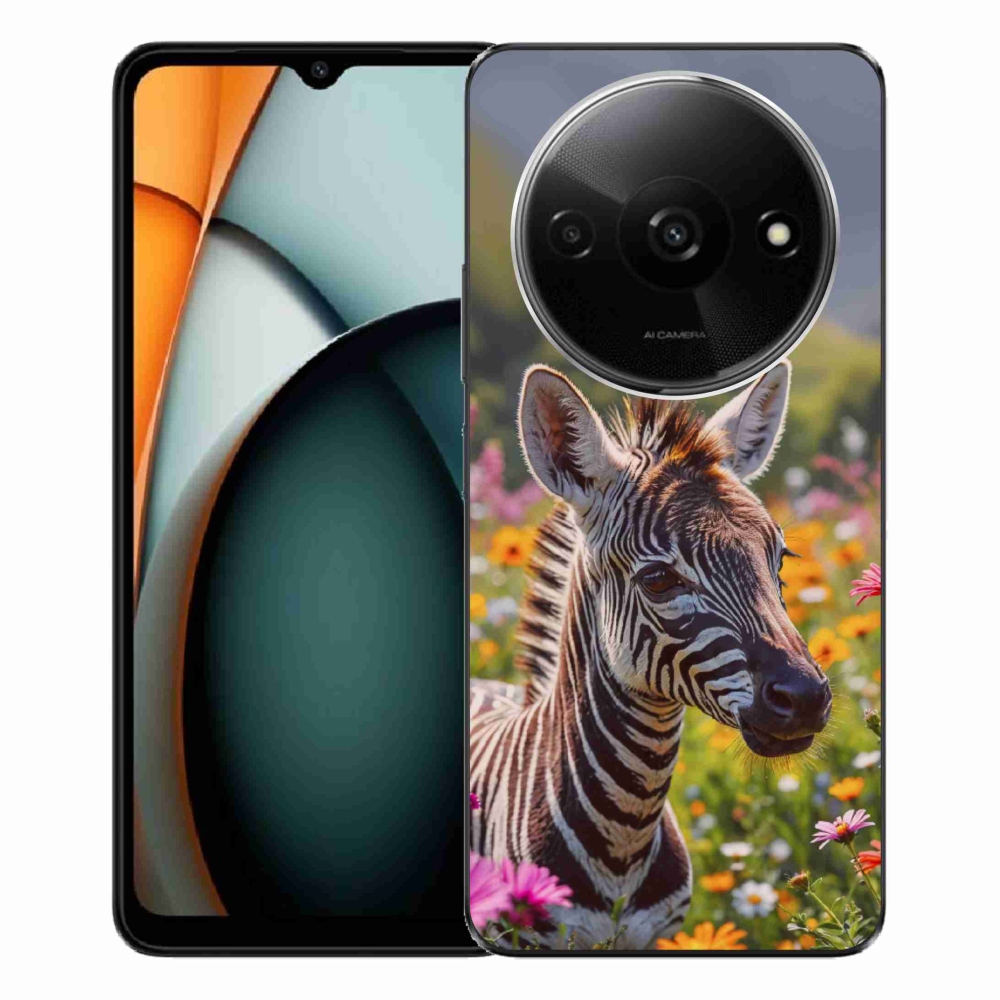 Gél borítás mmCase a Xiaomi Redmi A3-hoz - zebra a réten
