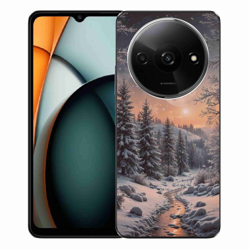 Gél borítás mmCase a Xiaomi Redmi A3-hoz - téli táj 2