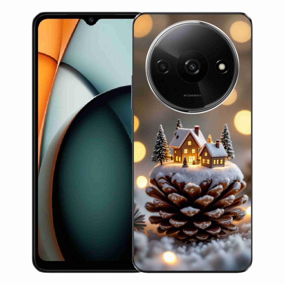Gél borítás mmCase a Xiaomi Redmi A3-hoz - téli falu