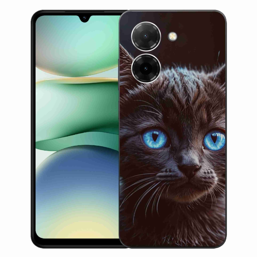 Gél borító mmCase a Xiaomi Redmi A5 (171.7x77.8x8.3mm) - fekete cica 2