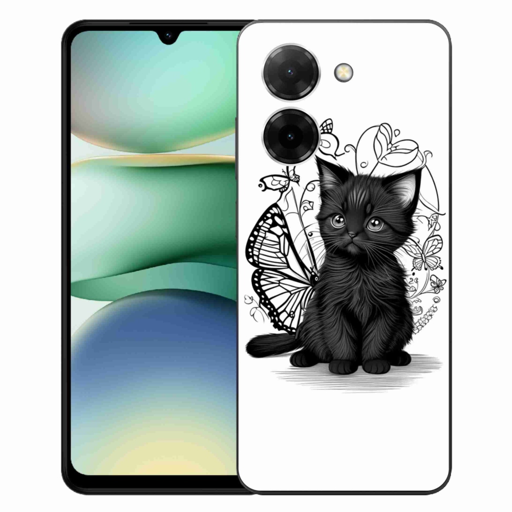 Gél borítás mmCase a Xiaomi Redmi A5 (171.7x77.8x8.3mm) - fekete cica