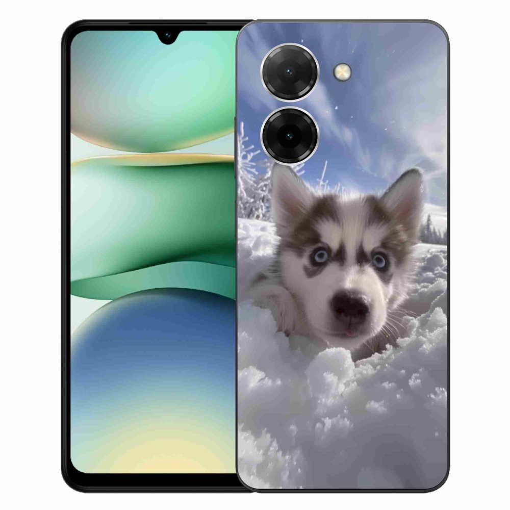 Gél borítás mmCase a Xiaomi Redmi A5 (171.7x77.8x8.3mm) - husky a hóban