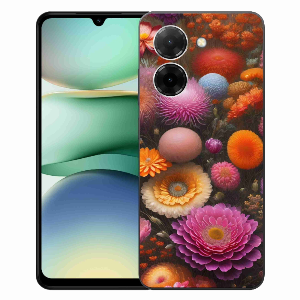 Gél borító mmCase a Xiaomi Redmi A5 (171.7x77.8x8.3mm) - virágos kompozícióhoz