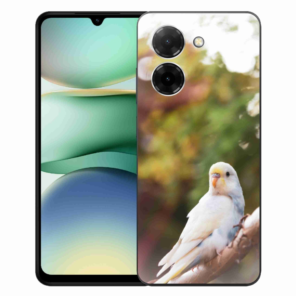 Gél borítás mmCase a Xiaomi Redmi A5 (171.7x77.8x8.3mm) - papagáj andulka fehér