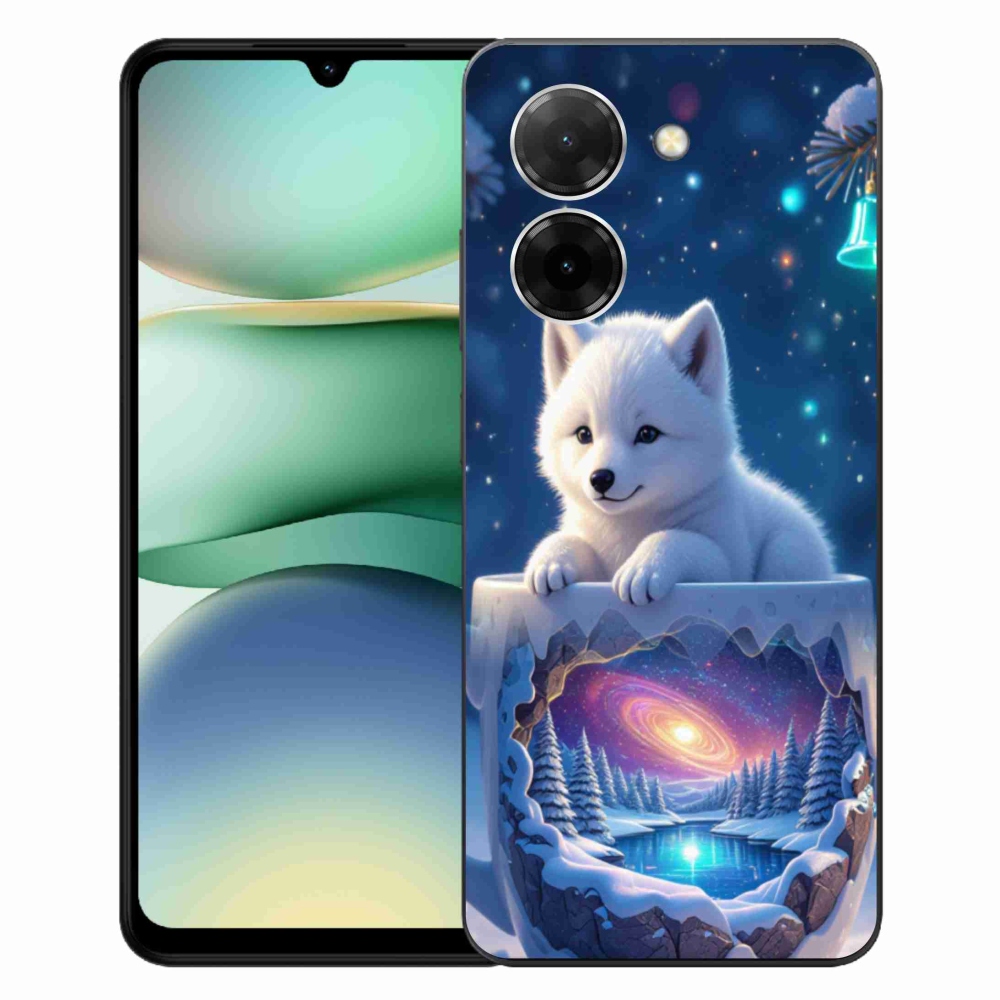 Gél borítás mmCase for Xiaomi Redmi A5 (171.7x77.8x8.3mm) - Karácsonyi kölyökkutyakölyök